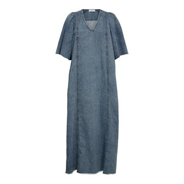 Haute L \' Amitié - Denim Raw Hem Dress - Denim Blue